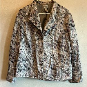 Chico's Artistic Patterned Blazer